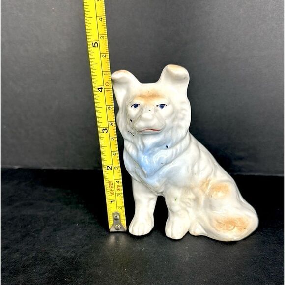 Vintage Ceramic Dog Figurine German Shepherd Puppy made in Japan - Picture 10 of 10